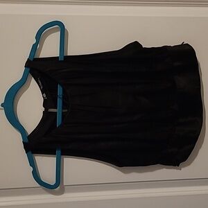 NWOT Zara black semi crop top